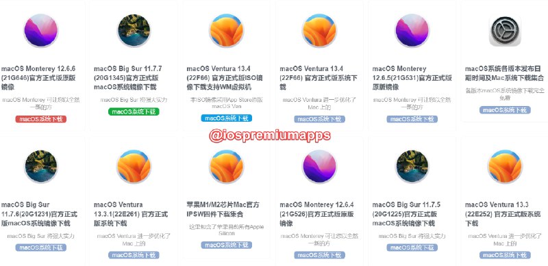  网站名称：苹果系统之家  网站功能：macOS系统下载  网站简介：一款mac系统下载站