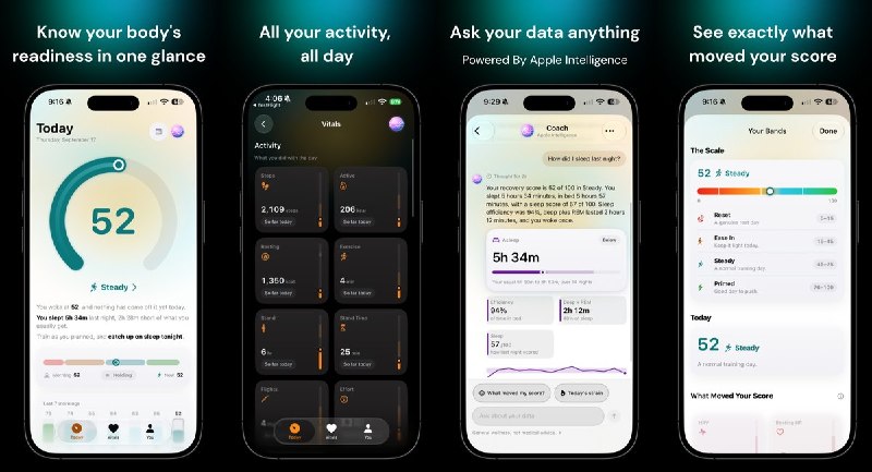  #应用限免 软件名称：Push: Recovery & Readiness 支持平台：iOS 18.0+ 软件价格：免费 软件简介：读取 Apple Watch 的夜间心率变异性、静息心率与睡眠数据，在 iPhone 本地估算恢复状态，并展示睡眠和训练负荷