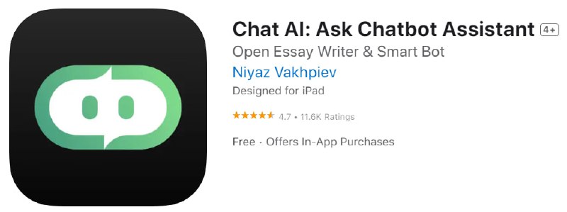 #破解脚本 #QX 解锁软件：Chat AI 软件大小：43.5M 软件功能：AI聊天 软件下载：点击下载 脚本链接：点击添加 软件简介：一款AI聊天软件