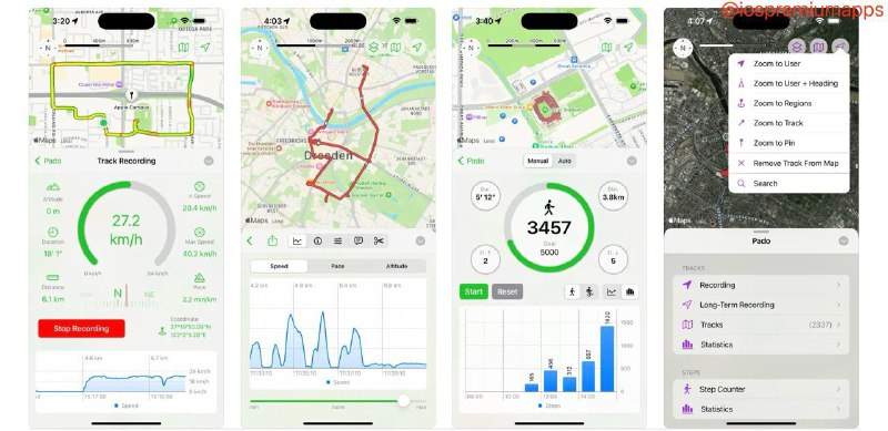  #应用限免 软件名称：Pado 支持平台：#iOS 软件价格：¥18.00 -> ¥0.00 软件功能：轨迹记录 软件简介：Pado是一款地理追踪应用