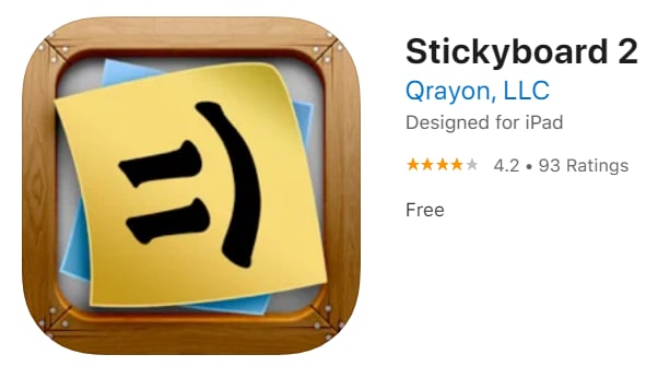 #应用限免【软件名称】Stickyboard 2【软件支持】iPad【软件大小】2.7M【软件价格】￥30→0【有无内购】无【支持语言】英文【软件分类】商务【功能简介】一款iPad专用的便利贴应用