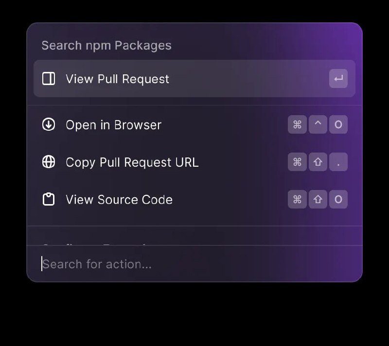   软件名称：Raycast   软件功能：生产力工具  支持平台：#macOS  软件简介：一个速度极快，完全可扩展的生产力工具