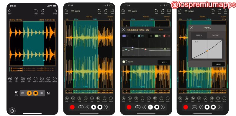  #应用限免 软件名称：Wavebox Audio Editor 支持平台：#iOS #MacOS 软件价格：¥6.00 -> ¥0.00 软件功能：音频编辑 软件简介：一款快速简便的音频编辑工具，用户可以使用它进行剪切、复制、粘贴、修剪等各种编辑操作，还支持淡入淡出、声道混合、噪声和波形生成、速度和音调变化以及音频录制等功能