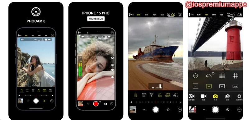  #优惠活动  软件名称：ProCam 8 支持平台：#iOS 软件价格：¥88.00 -> ¥68.00 软件功能：专业摄影 软件简介：一款功能强大的相机应用，提供了丰富的手动控制选项和RAW拍摄功能