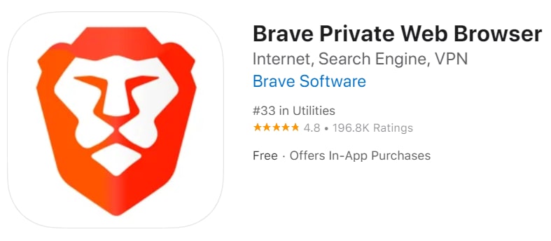 #优质应用【软件名称】Brave Private Web Browser【软件支持】iPhone、iPad【软件大小】149.59M【软件价格】免费【有无内购】有【支持语言】简体中文、繁体中文、英文等【软件分类】工具【功能简介】一款注重隐私保护与广告拦截的浏览器