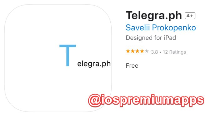  #优质应用 软件名称：Telegra.ph 支持平台：#iOS 软件大小：26.3M 软件价格：免费 内购价格：免费 软件功能：文档编辑 软件简介：一款开源的非官方的telegra.ph客户端