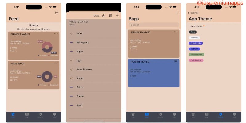  #应用限免 软件名称：List Ninja 支持平台：#iOS 软件价格：¥28.00 -> ¥0.00 软件功能：列表助手 软件简介：一款允许用户创建待办事项列表、跟踪进度，并创建收藏的电影、音乐和其他项目的列表，支持使用标签，不同颜色进行管理,方便您进行头脑风暴与想法输出 软件下载：点击下载 频道    群聊    投稿    合作