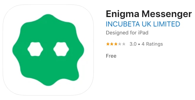 #优质应用【软件名称】Enigma Messenger【软件支持】iPhone、iPad【软件大小】176M【软件价格】免费【有无内购】无【软件类别】社交【软件简介】一款高度模仿telegram的聊天工具