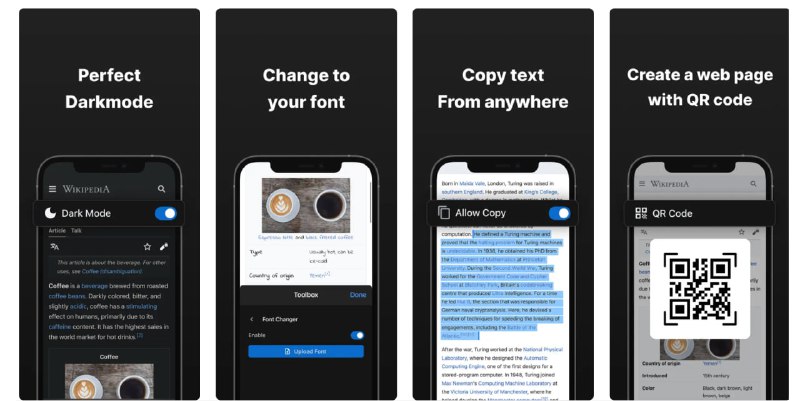  #应用限免 软件名称：Toolbox for Safari 支持平台：#iOS 15.0+ 软件价格：¥6.00 -> ¥0.00 软件功能：浏览器插件 软件简介：一款Safari浏览器扩展工具，支持修改字体，切换暗黑模式，编辑cookie，破解复制限制，生成网页二维码等功能 软件下载：点击下载 频道    群聊    投稿    合作