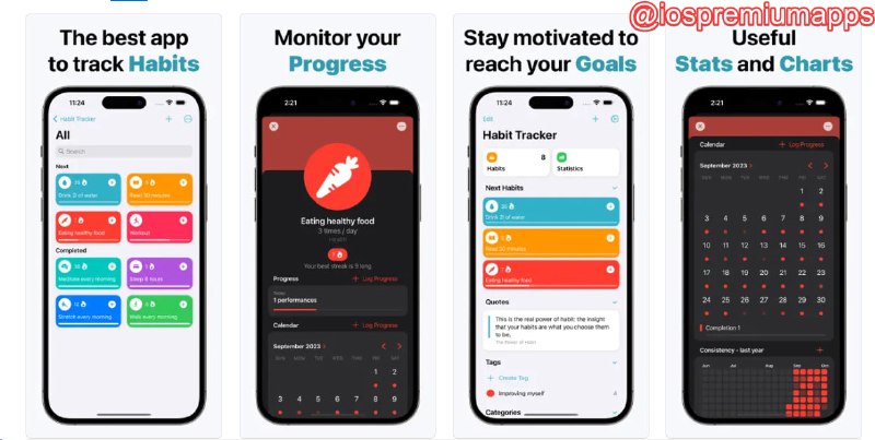  #应用限免 软件名称：Habit Tracker: Morning routine 支持平台：#iOS 软件价格：内购lifetime限免（订阅页面选择all plans查看是否限免） 软件功能：习惯追踪 软件简介：一款帮助用户养成习惯、实现目标的应用
