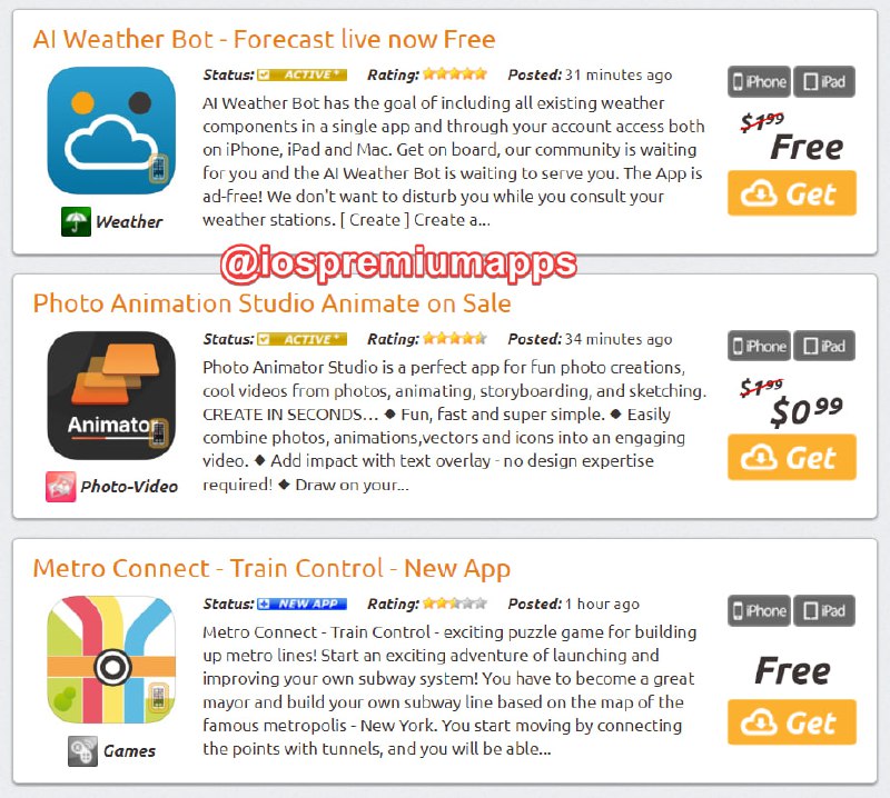   网站名称：iOSnoops  网站功能：iOS限免  网站简介：一款iOS优质应用与限免信息发布网站
