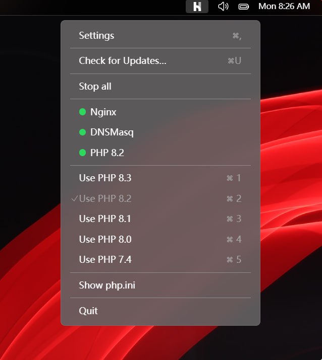   软件名称：Herd  软件功能：部署 PHP 环境  支持平台：#macOS  软件简介：一个为macOS设计的Laravel和PHP开发环境，一键即可配置好PHP开发环境
