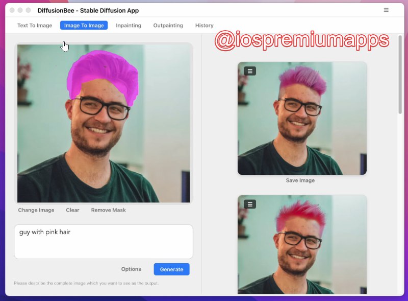  #优质应用 软件名称：DiffusionBee 支持平台：#MacOS 软件价格：免费开源 软件功能：AI绘图 软件简介：据说是目前在 Mac 上运行「Stable Diffusion」最简单的解决方案：一键安装，离线使用，完全免费，无需任何依赖